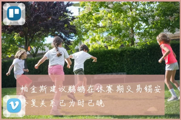 帕金斯建议鹈鹕在休赛期交易锡安修复关系已为时已晚